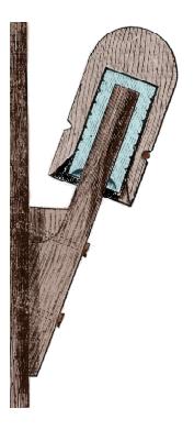 Wade Insulator - Cross Section Drawing