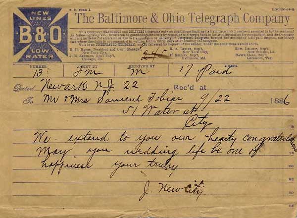The Baltimore & Ohio Telegraph Company