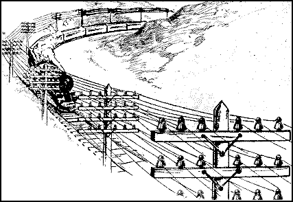 Insulators Carrying Wires Through Rural Areas