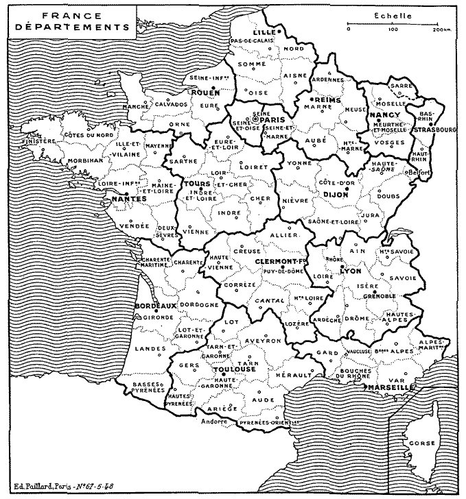 carte de France