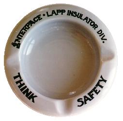 Lapp Insulator Division Ashtray