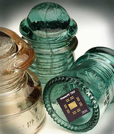 IBM PPC chip with glass insulators