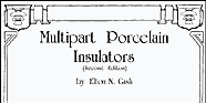 Multipart Porcelain Insulators