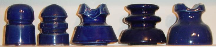 Cobalt Blue Insulators