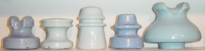 Light blue insulators