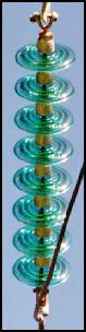 String of suspension insulators