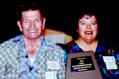 1996 N.I.A. Lifetime Membership Award - Wes and Clarice Gordon, San Diego, California