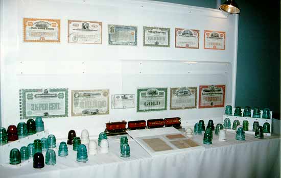 Railroad Stock Certificates & Insulators Used by Railway, Telegraph and Telephone Companies - Alan Stastny, West Manchester, Ohio